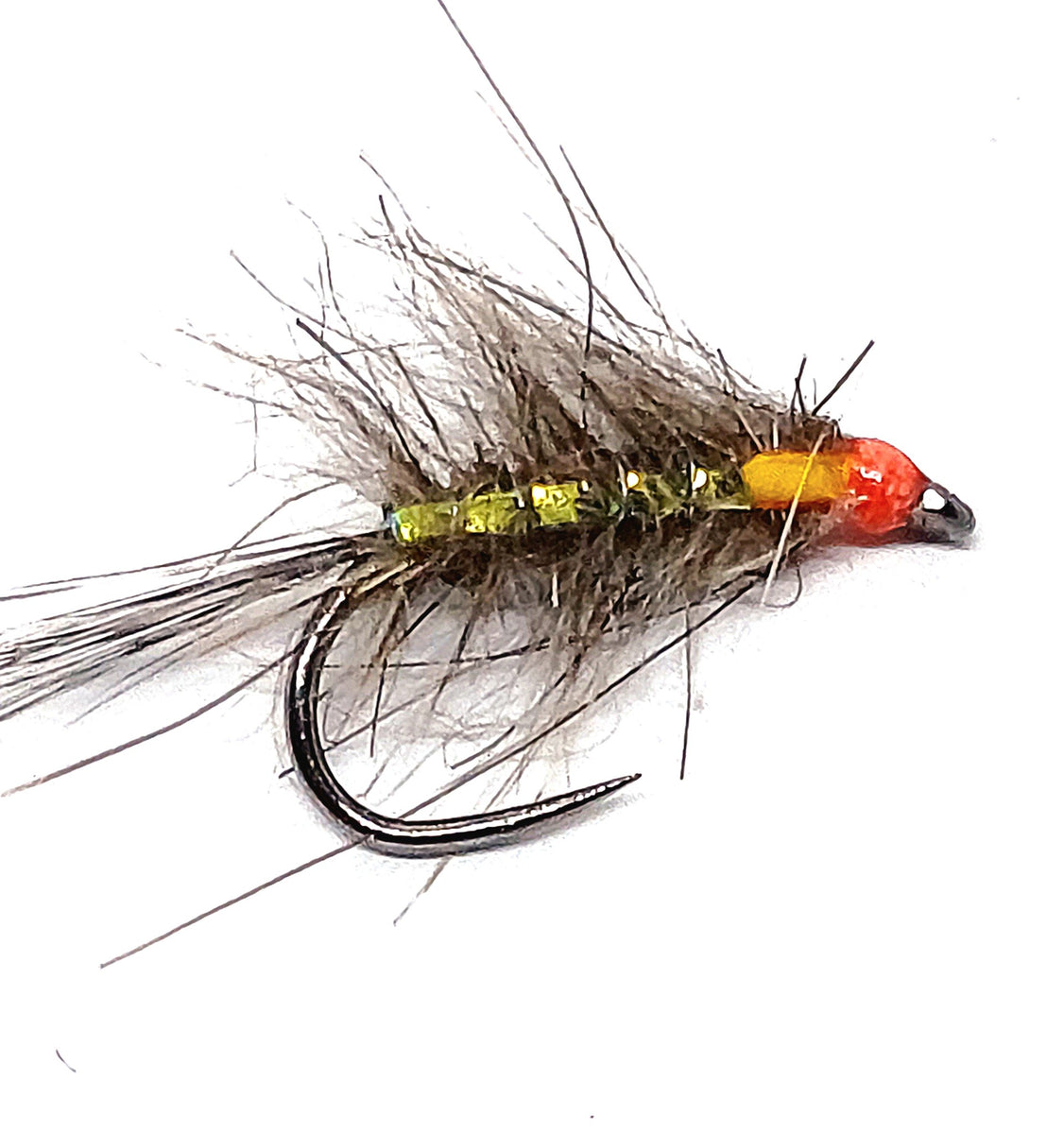 3 Mosche Da Pesca Claret Hopper Boobie Con Occhi Rossi - Misura 12, Amo Senza Ardiglione - Foto 1