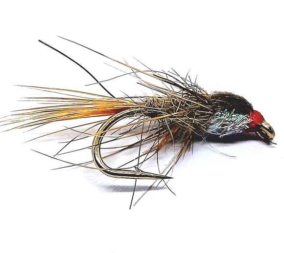 Hares Ear Nymph Fly Hot Head CODE M106 (s12)
