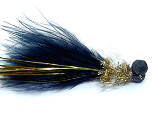 Black/Gold Humungous Booby Fly CODE K114 (s10)