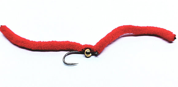 Worm Fly Red CODE BGR (S10)