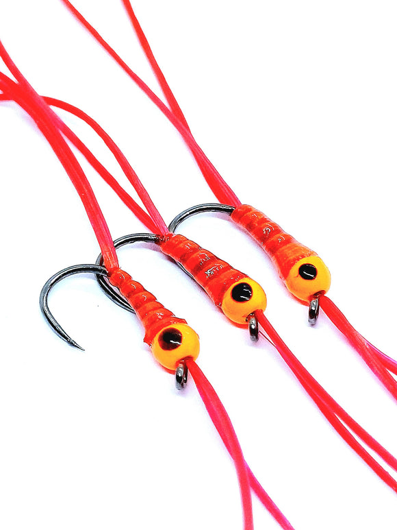 Worm Fly Red CODE HL40 (S10)