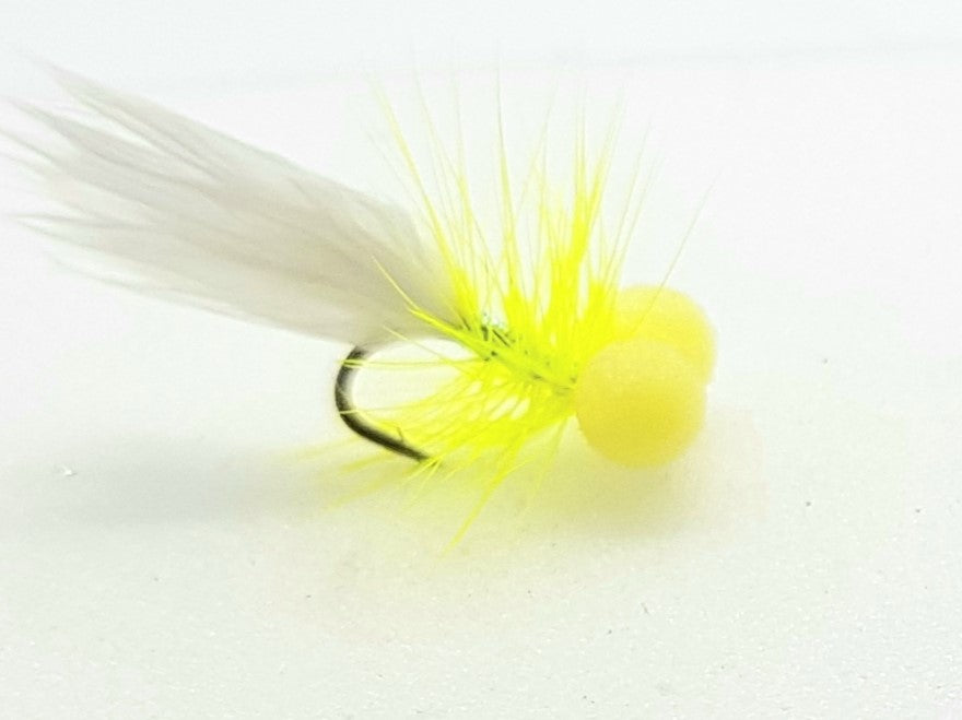 Yellow Dancer Fly Pattern Yellow Dancer Booby Code B112 (s12) – FlashAttackFlies