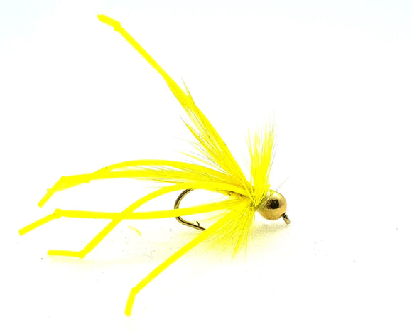 Yellow Vibrating Daddy Long Legs Trout Fly – FlashAttackFlies