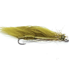Mini Snake Fly Olive 2.5"(approx) CODE BS10