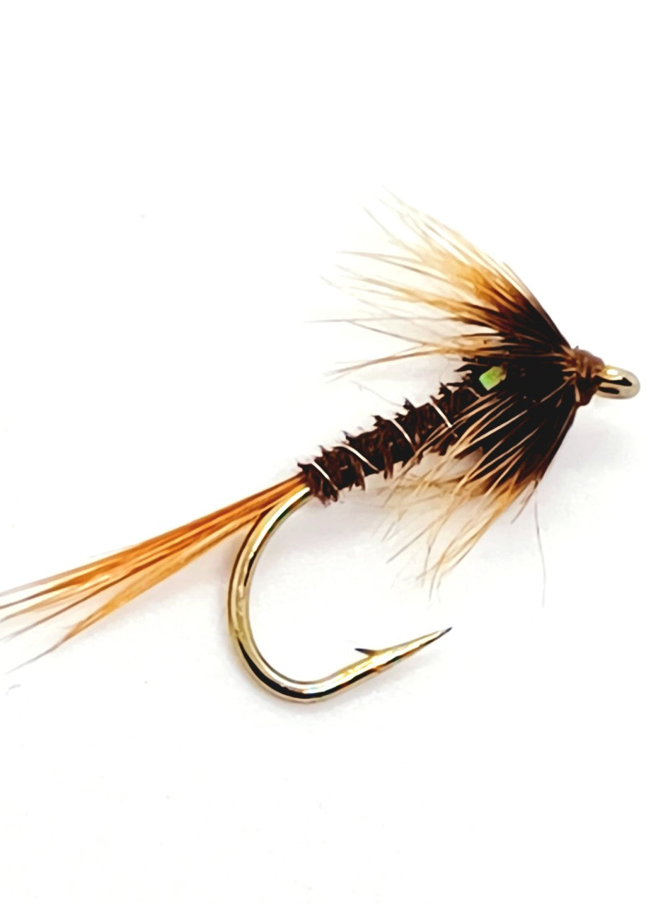 Cruncher Trout Flies, 12 Pack 4 Mixed Colours, Crunchers, Choice Of Sizes